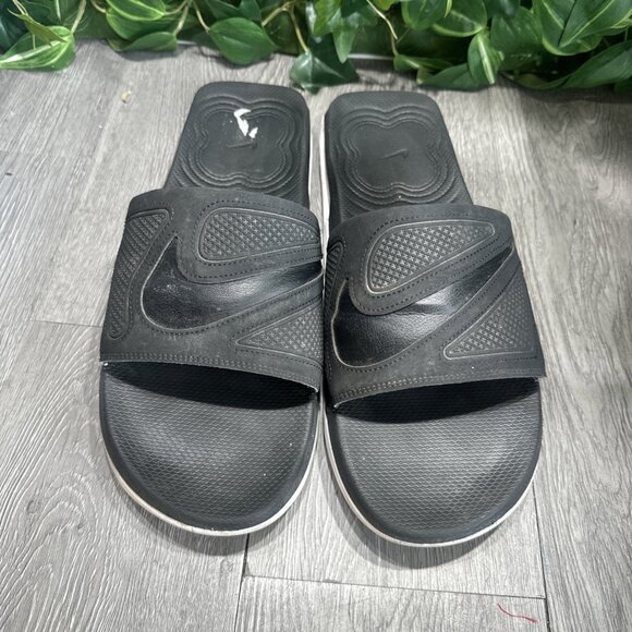 Nike Air Max Cirro DC1460 004 Slide Black Silver Sandals Slip On Mens Size 12 US main image 6